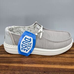 Hey Dude Wendy Rise Shoes Womens 9 Lunar Rock Gray Platform Comfort Casual